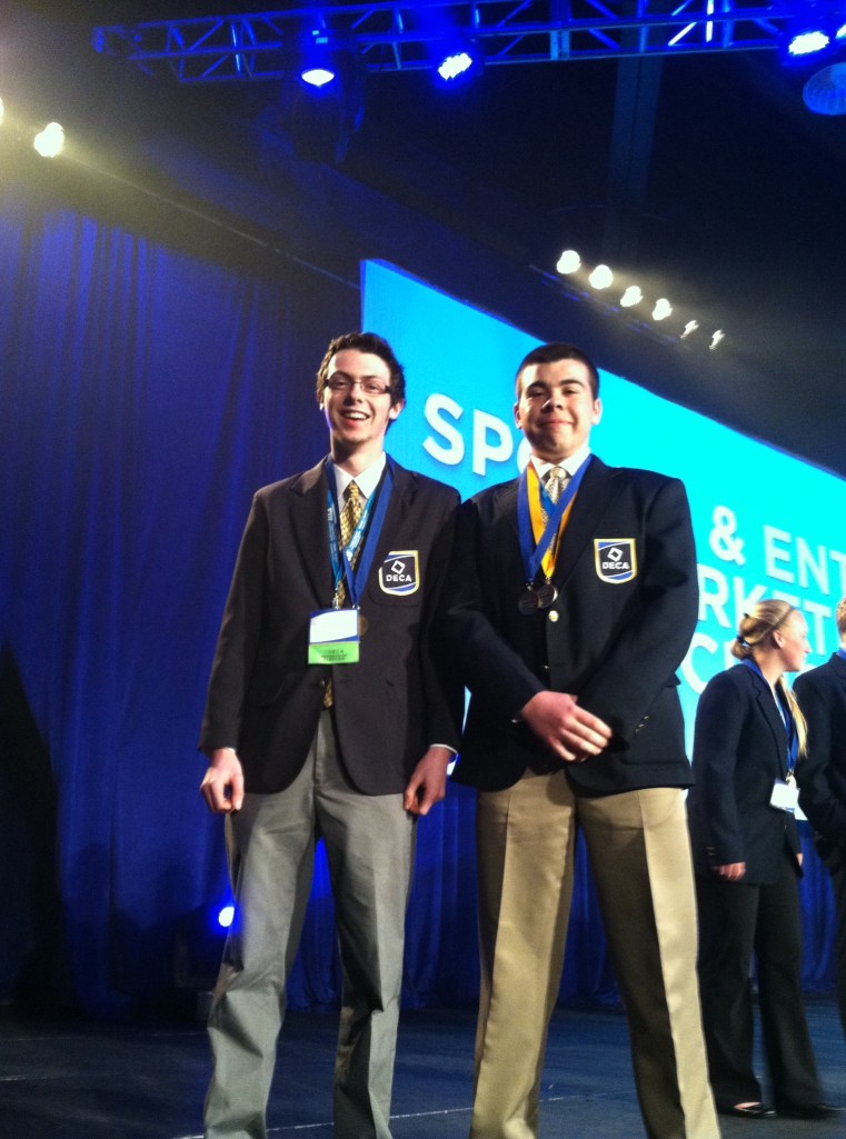 Peter Davey and Owen Bradley at IDCD Conference