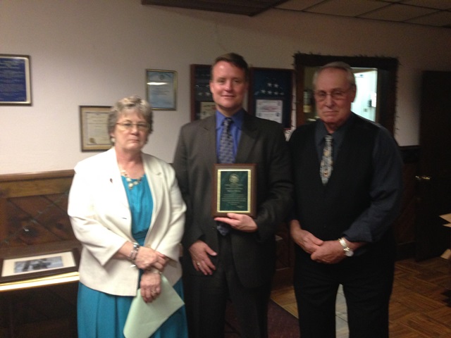 Sportsmen Council Senator of the Year Award 4-12-14