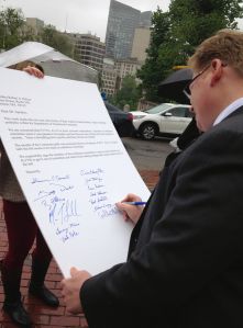 Signing Letter on Welfare Reform