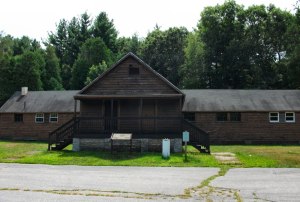 A building built by the CCC at Upton State Forest.