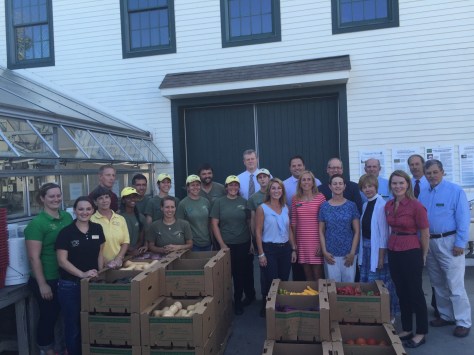 Community Harvest Project Visit Group Photo