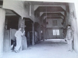 The inside of 149 Main Street when it was used as a stable behind George W. Knowlton's home ~ courtesy of Upton a Pictorial History